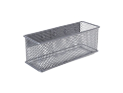 Cesta de refrigerador de metal duradera con almacenamiento magnético