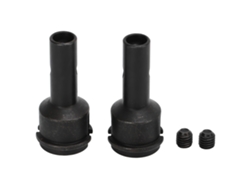 Ejes De Rueda Traseros De Acero Para Arrma 6s Mojave 1/7 Kraton 1/8 Rc Car (repuesto, Color Negro)