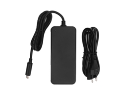Cargador Rebe para patinete eléctrico de 42 V y 1,7 A con carga rápida para batería de iones de litio (con enchufe europeo).