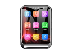 Reproductor MP3 sin pérdidas de 32 GB con tarjeta TF, compatible con Bluetooth 4.2 y reproducción Ushion