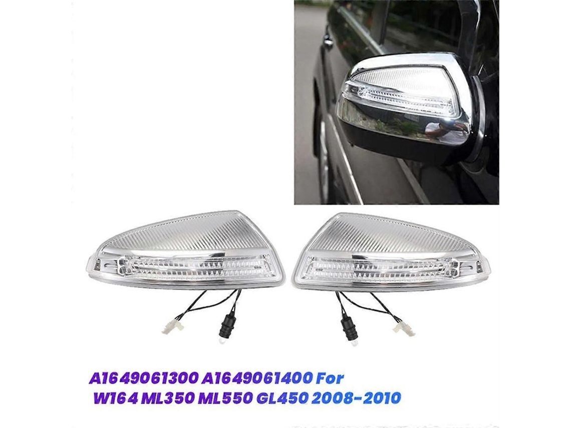 Par De Luces Intermitentes Para Espejos Retrovisores Laterales De Puertas Para W164 Ml350 Ml550 Gl450 A1649061300 A1649061400