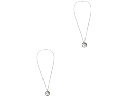 Colar De Basquete - Conjunto De 2 Peças - Decoração Esportiva - Pingente De Basquete - Colar Masculino - Colar Inovador Colar De Basque