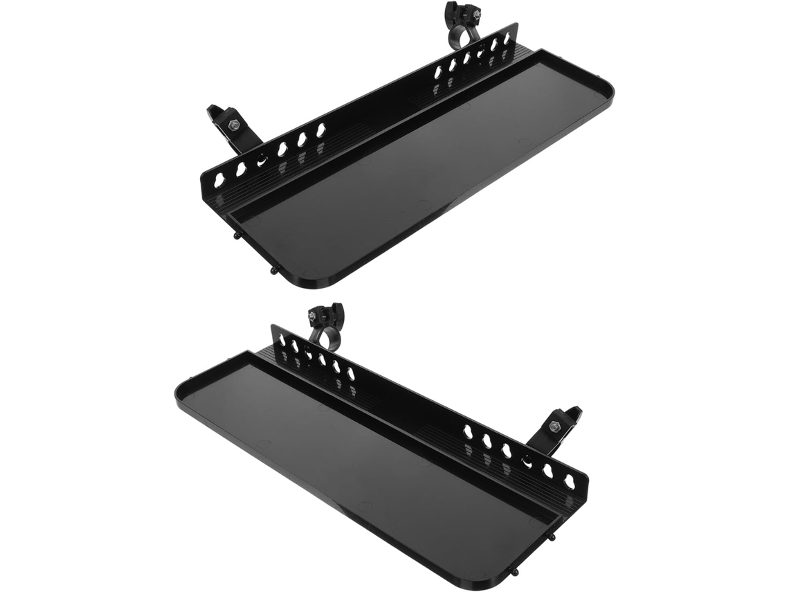 Juego De 2 Bandejas Extraíbles Para Caballete De Pintura, Estante Metálico Plegable Multifuncional.
