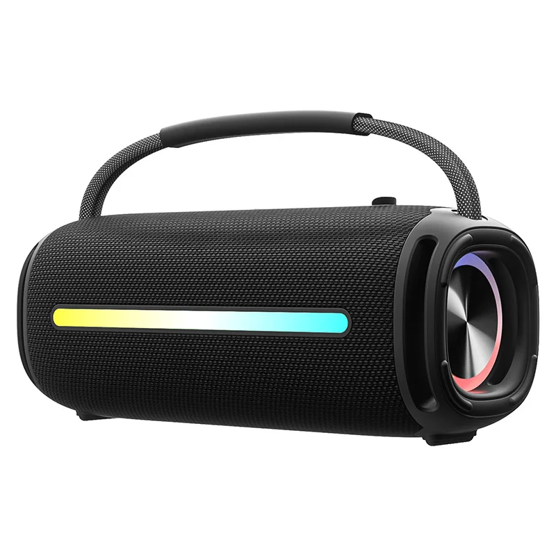 Altavoz Bluetooth (negro) Con Efectos De Iluminación, Clasificación De Resistencia Al Agua Y A Los Golpes Ipx6