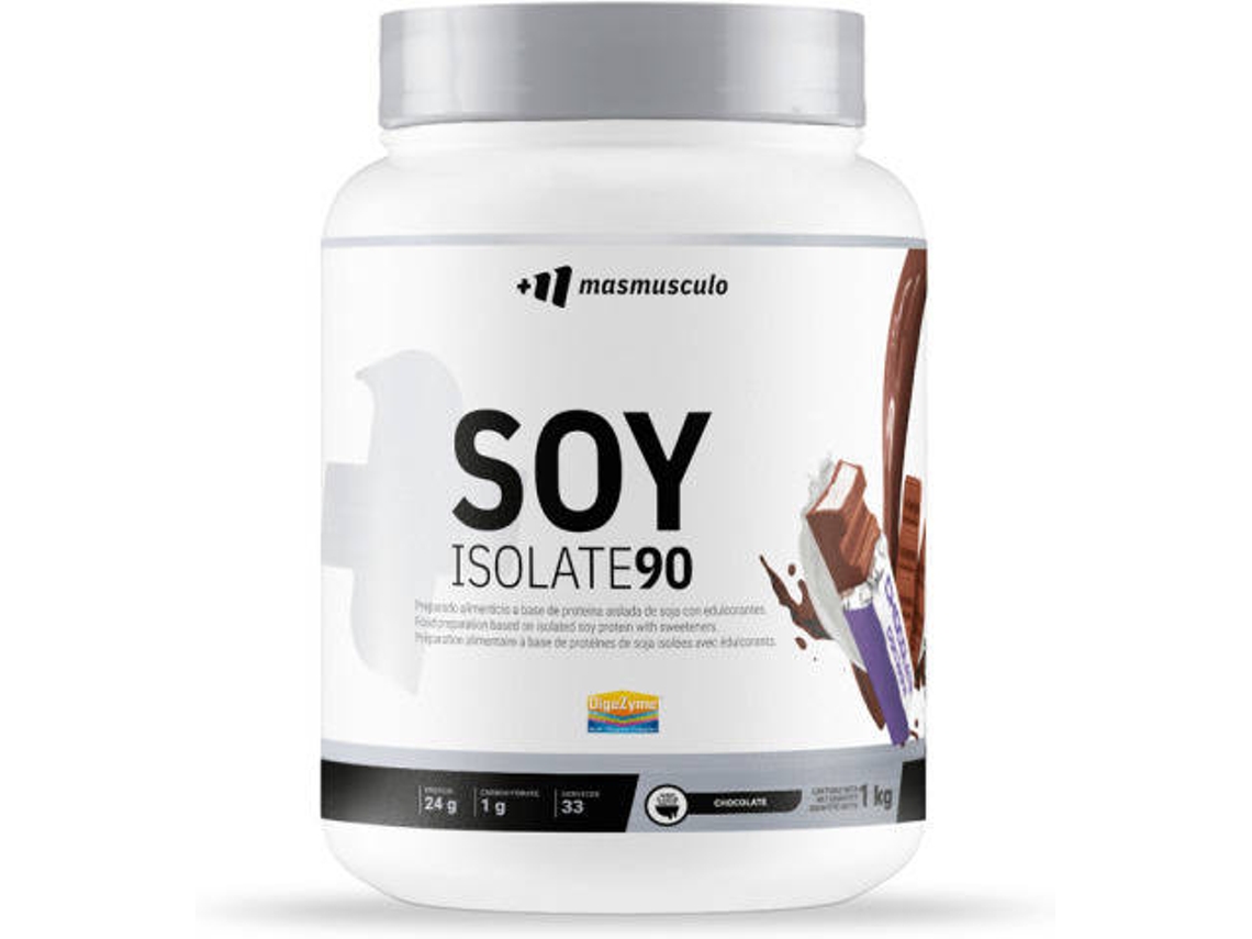 Soy Isolate90 (proteína Aislada De Soja) - 1kg Chocolate Masmusculo