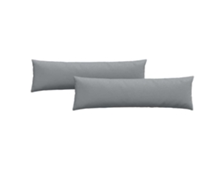 Cojines para sofá, 2 unidades, cojín grande para sofá, gris claro, 145x40cm HARLANV1