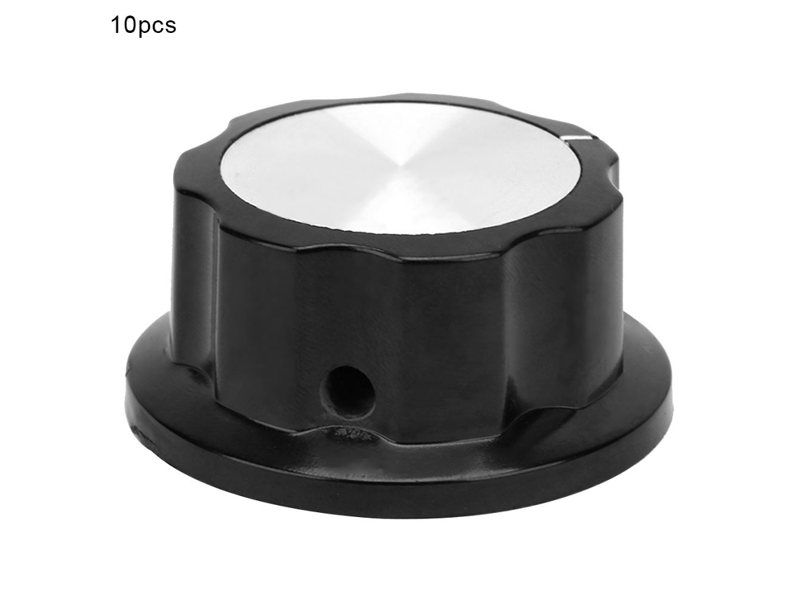 Kit De 10 Botones Endurecidos Para Potenciómetro De Control De Volumen Mf A05