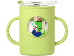 Vasos para bebés con boquilla fácil de succionar, resistentes a derrames, con tapa y pajita