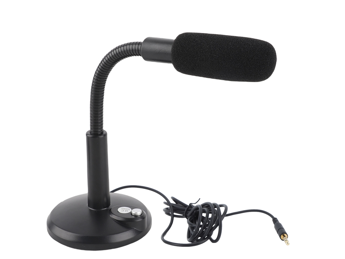Micrófono Con Cable De 360 Grados Con Captación Direccional, Alta Sensibilidad, Voz Nítida, Para Ordenador De Sobremesa, Conector De 3,5 Mm.