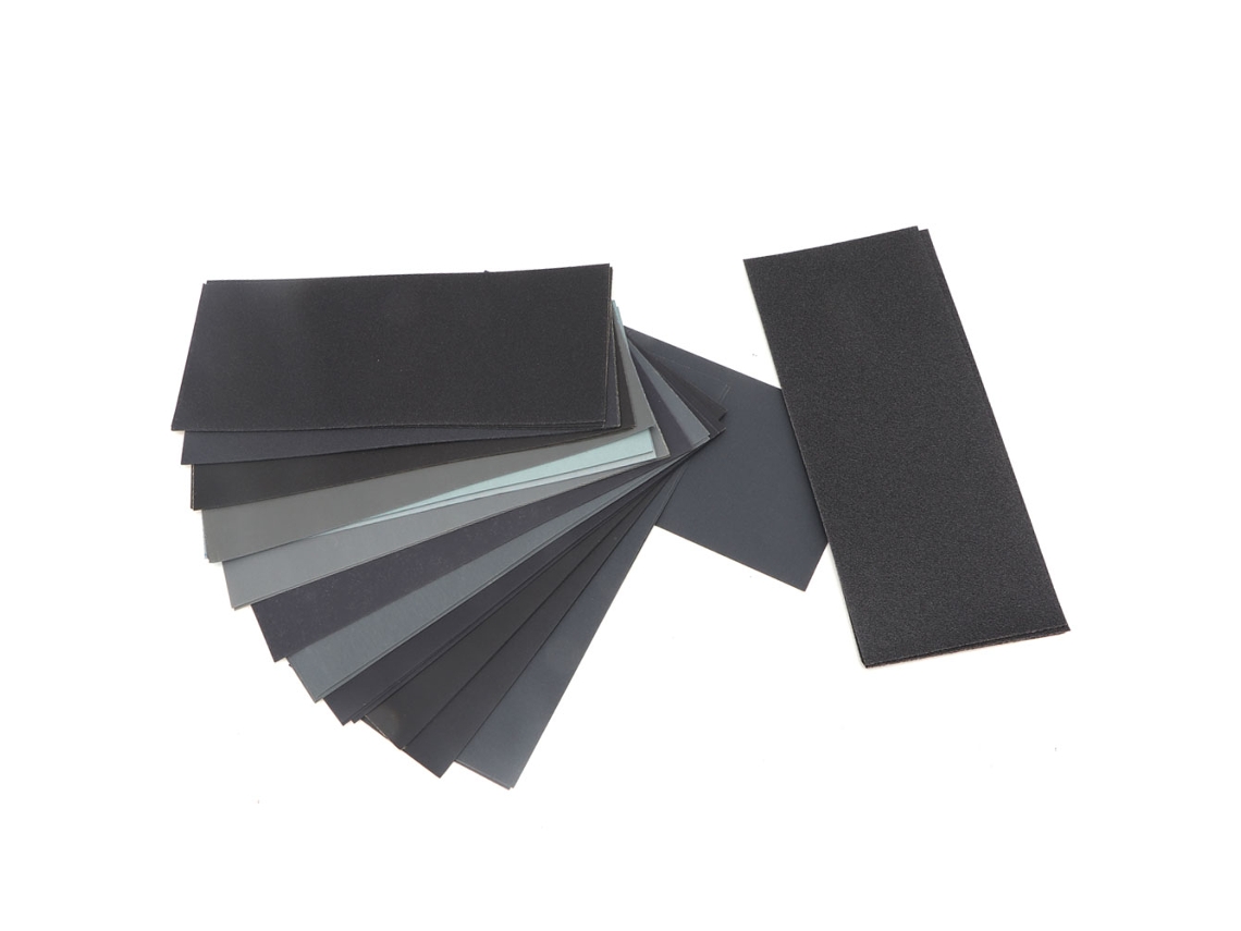 Kit De Discos Abrasivos Para Lijado En Seco Y Húmedo, 42 Hojas, 93 X 230 Mm, Para Madera Y Metal.