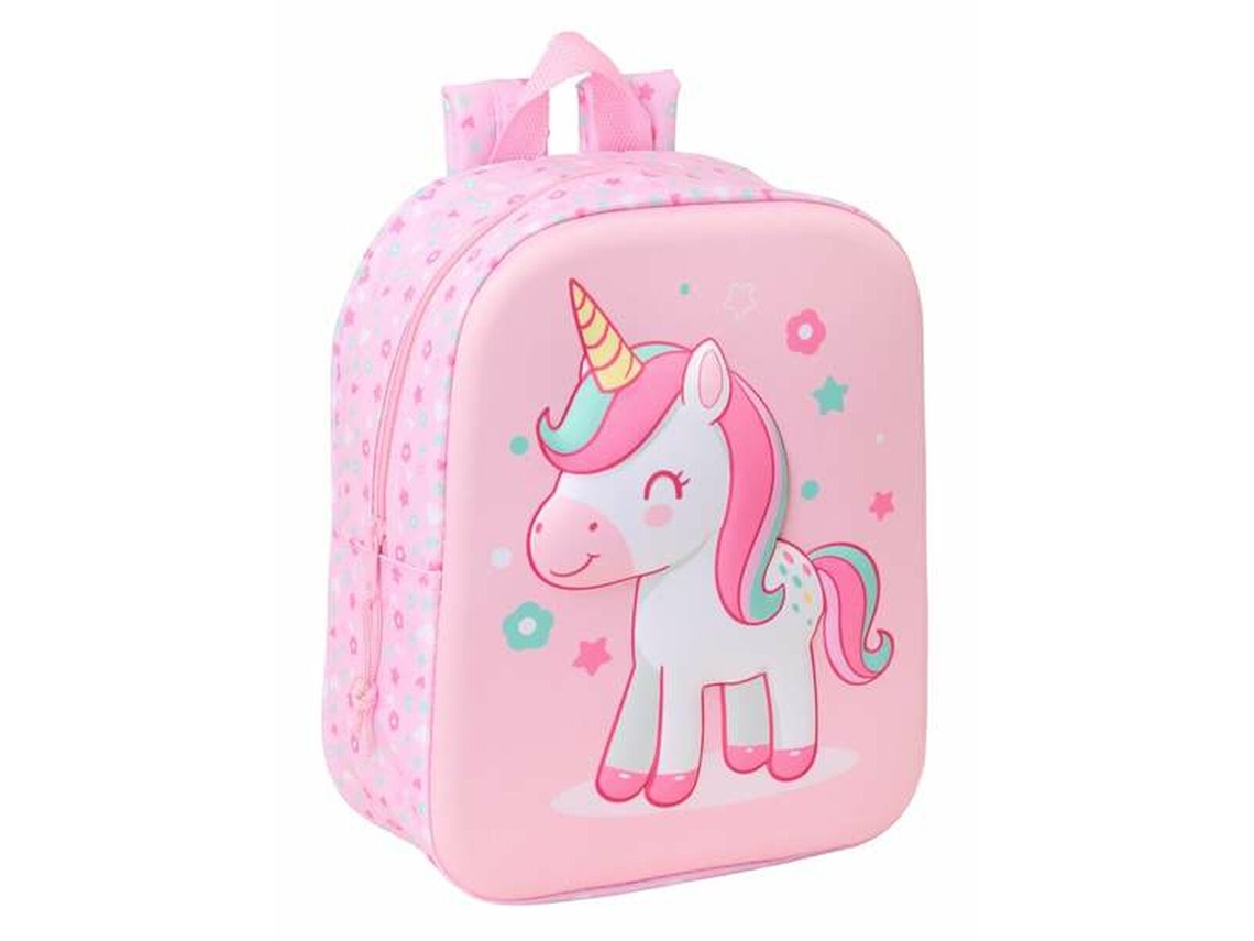 Mochila 3D SAFTA Unicornio (22 x 27 x 10 cm)