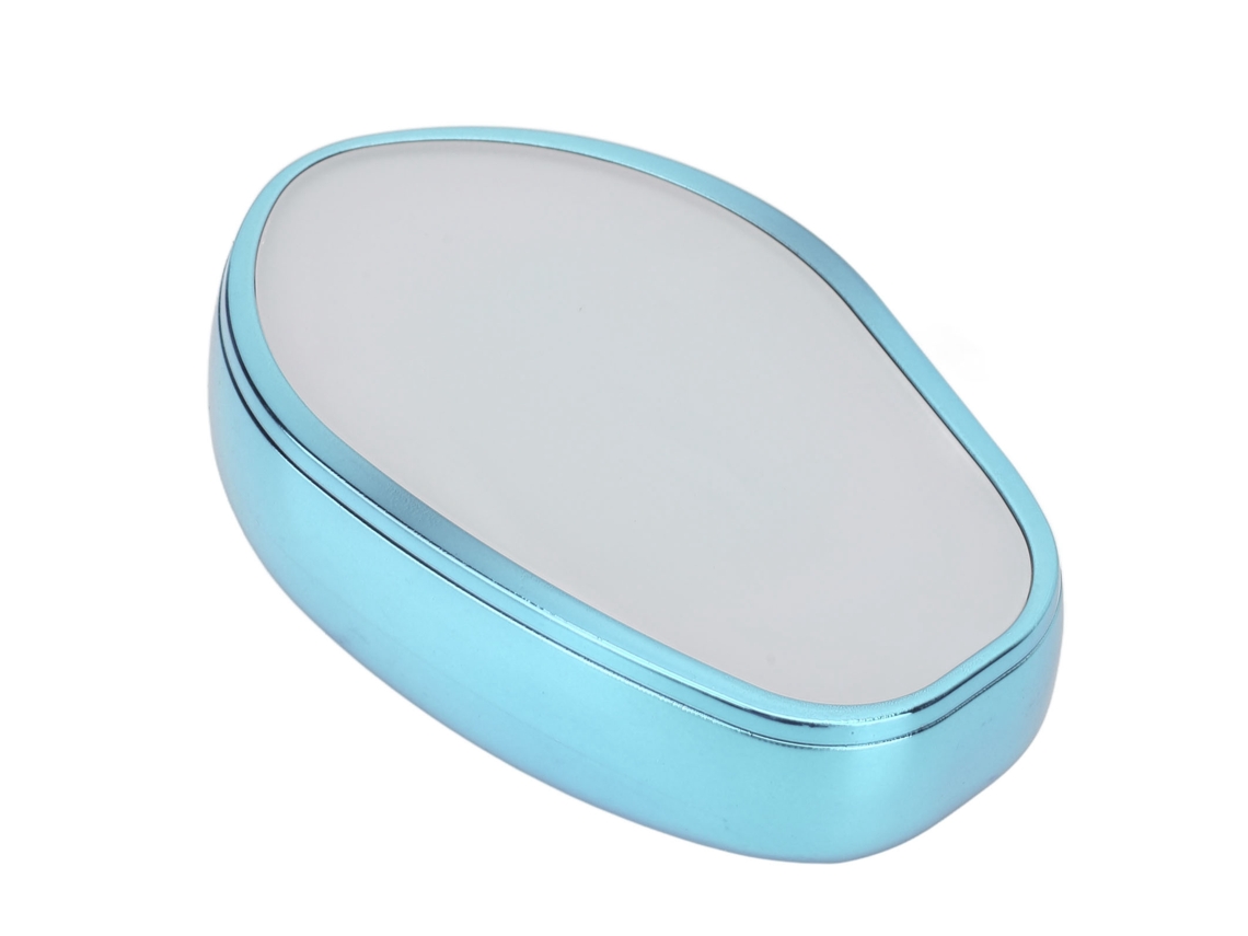 Eliminador De Pelo Cristal Reutilizable Exfoliante Para Piernas Brazos Pecho Crecimiento Lento Azul Claro