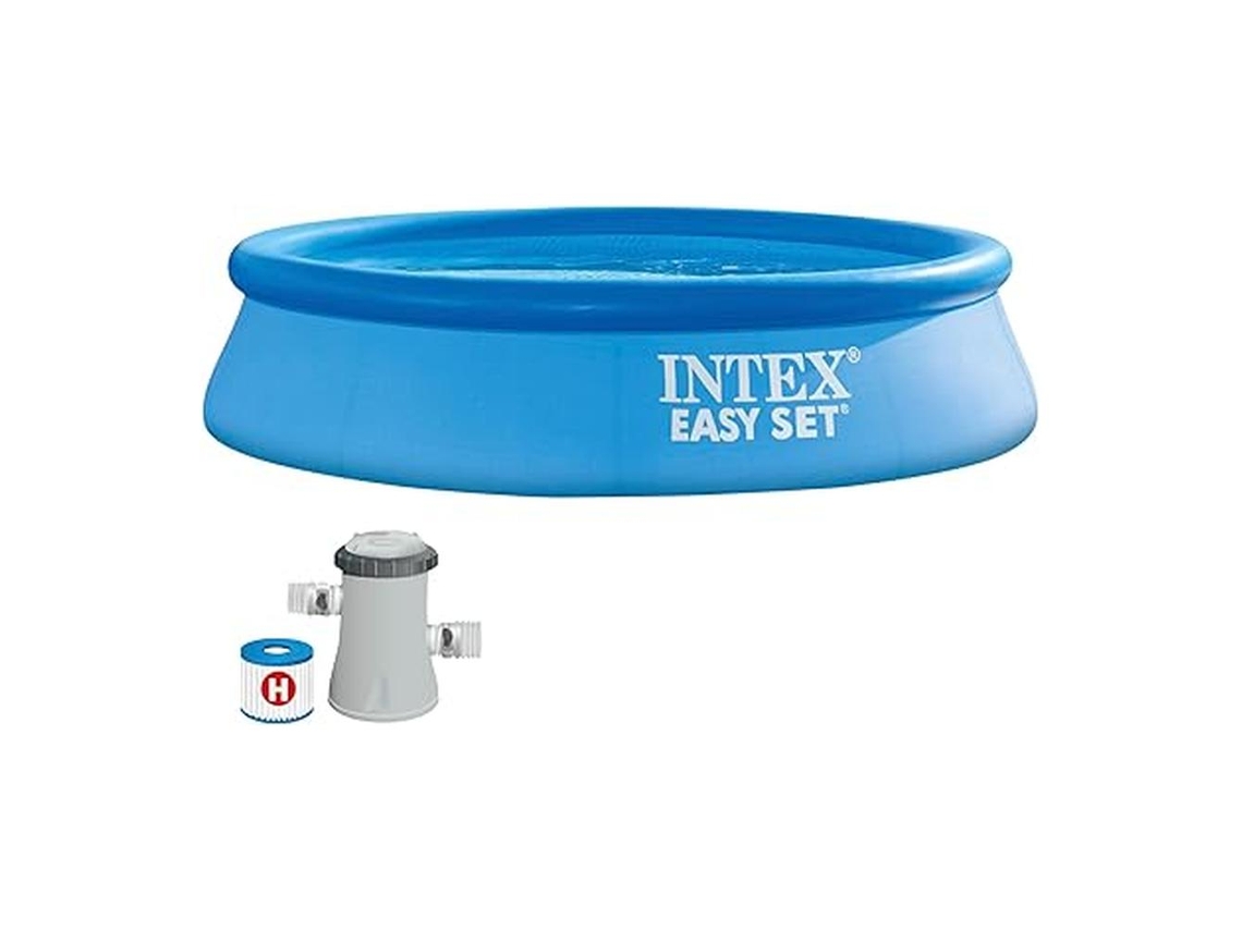 Piscina Hinchable Redonda Intex 55237 Color Babyp25 (con Purificador - 244x61 cm)