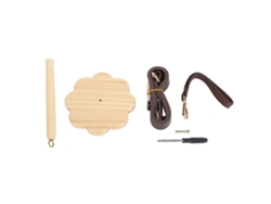 Soporte de madera portátil para hilo de muñeca para tejedores - Regalo