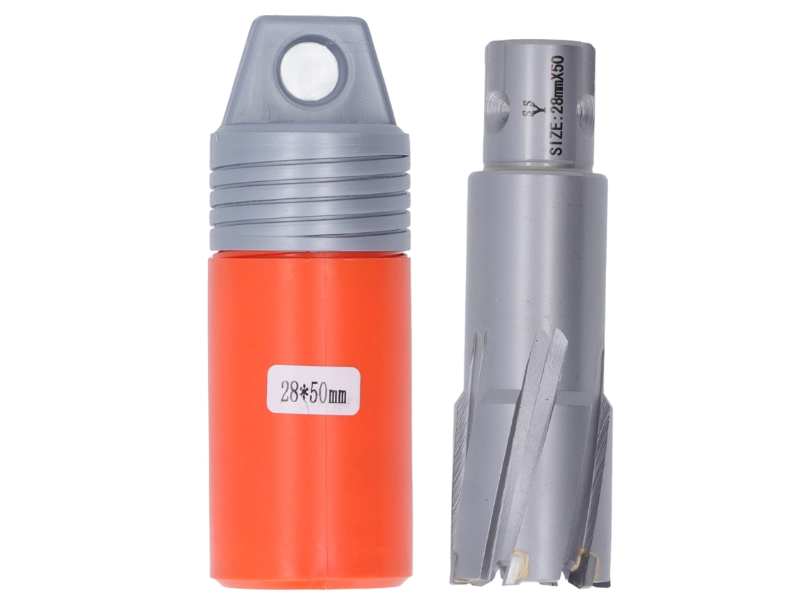 2026velora-broca De Sierra Hueca De Carburo Para Taladro Magnético 28mm 1.1in Profundidad 50mm Para Placa De Acero