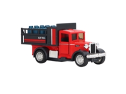 Camión De Transporte De Juguete Retro A Escala 1:32 De Aleación - Regalo Ideal Para Niños Y Aficionados Al Modelismo.