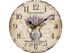 Reloj De Pared Color Lavanda