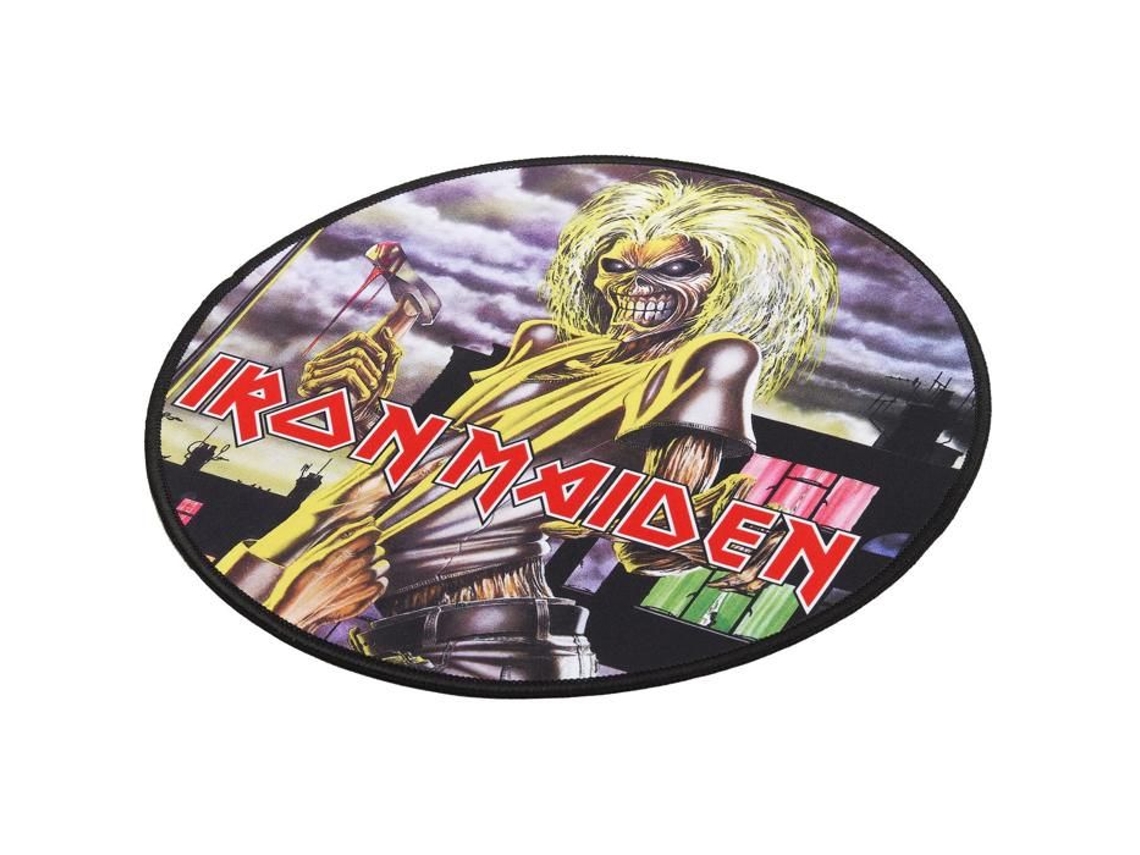 Alfombrilla Para Ratón Subsonic Iron Maiden Espuma 3mm Diseño Negro Antideslizante