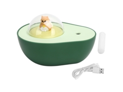 Mini humidificador de escritorio USB silencioso con luz nocturna, ideal para dormitorio.