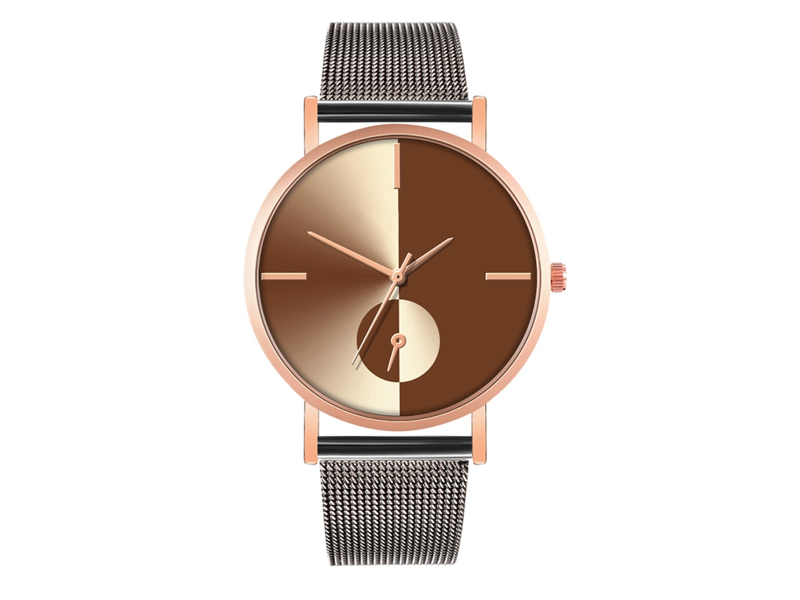 Reloj De Moda Para Hombre Y Mujer, Correa De Malla, Reloj De Pulsera De Cuarzo Para Parejas 11