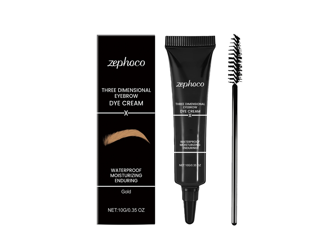Gel decorativo para cejas 3D dorado