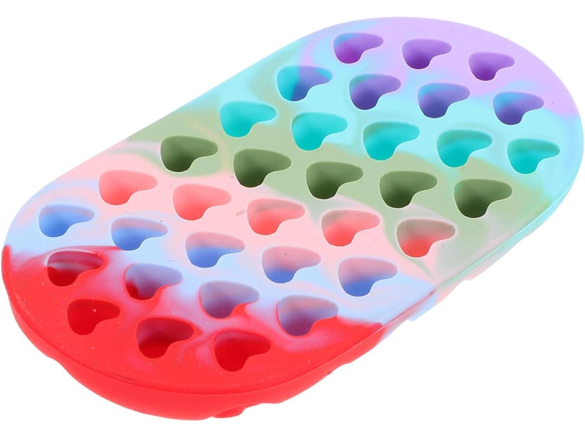 Alfombrilla De Silicona Ergonómica Transpirable Para Reposamuñecas, Con Soporte En Forma De Corazón.