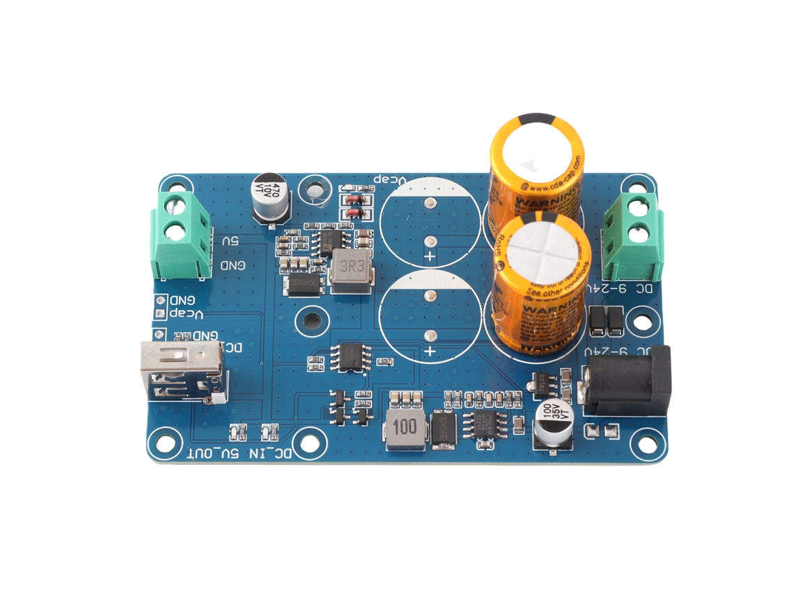 Supercondensador Ups Para Fuente De Alimentación Ininterrumpida Rpi Entrada 9-24v Cc Salida 5v 3a 10-60s