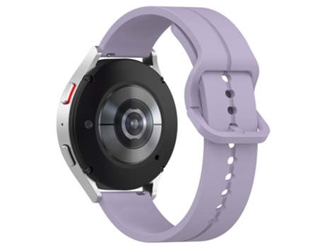 Correa de Silicona 20mm para Samsung Galaxy Watch 5/Huawei Watch GT3 42mm - púrpura claro