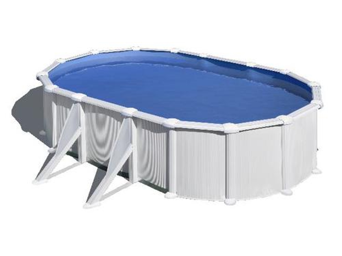 Piscina de Acero GRE Blanca (500x300x132 cm)