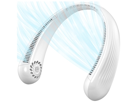 Ventilador de Cuello Portátil ENZON Ventilador 8 Horas Blanco