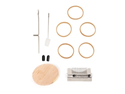 Máquina de tejer pequeña para rellenar ropa rotativa, kit de tejeduría DIY con 21 ganchos