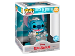 Figura Pop Deluxe Disney Lilo Stitch - Stitch en el baño Exclusivo B.active