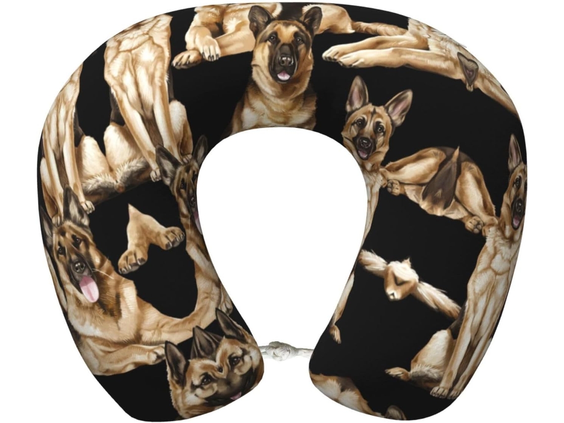 Almohada Viaje Espuma Viscoelástica Poliéster Confort. Soporte Relajación, Fácil