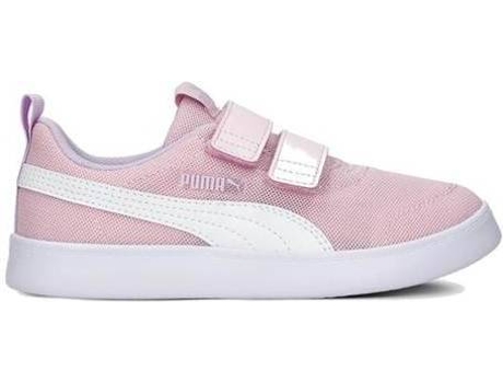 Zapatillas PUMA Courtflex V2 Mesh V PS Material sintético Niños (35 - Rosa)