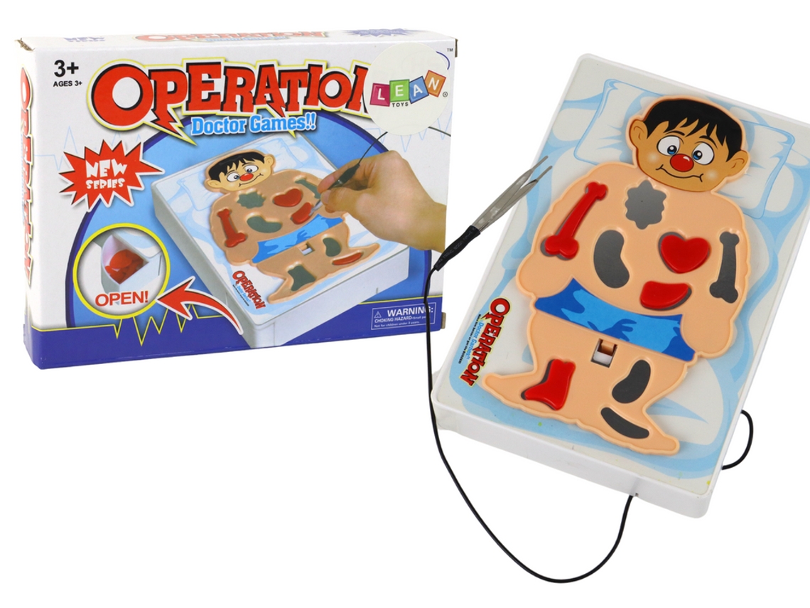 Juego educativo Operación Pequeño Doctor Paciente B.activo