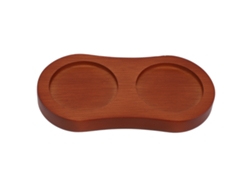 Base De Madera Con Forma De 8 Para Molinillo De Pimienta Y Sal. Admite Tarros De Especias.
