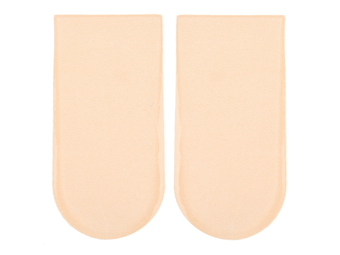Plantillas para zapatos unisex de tamaño mediano con almohadillas adhesivas suaves para aumentar la altura del talón.