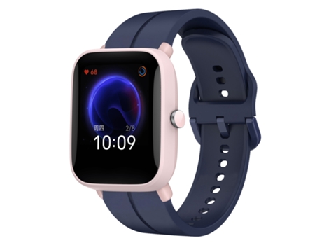 Correa de reloj inteligente de silicona con bucle de 20 mm para Amazfit Pop Pro (azul marino)