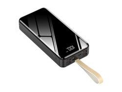 Jinwei-batería Externa 30000mah Cargador Portátil Rápido Con Luz Led Universal Para Camping Outdoor
