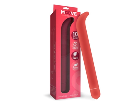 Estimulador Vibrador Punto g10 Funciones Rosa MOOVE