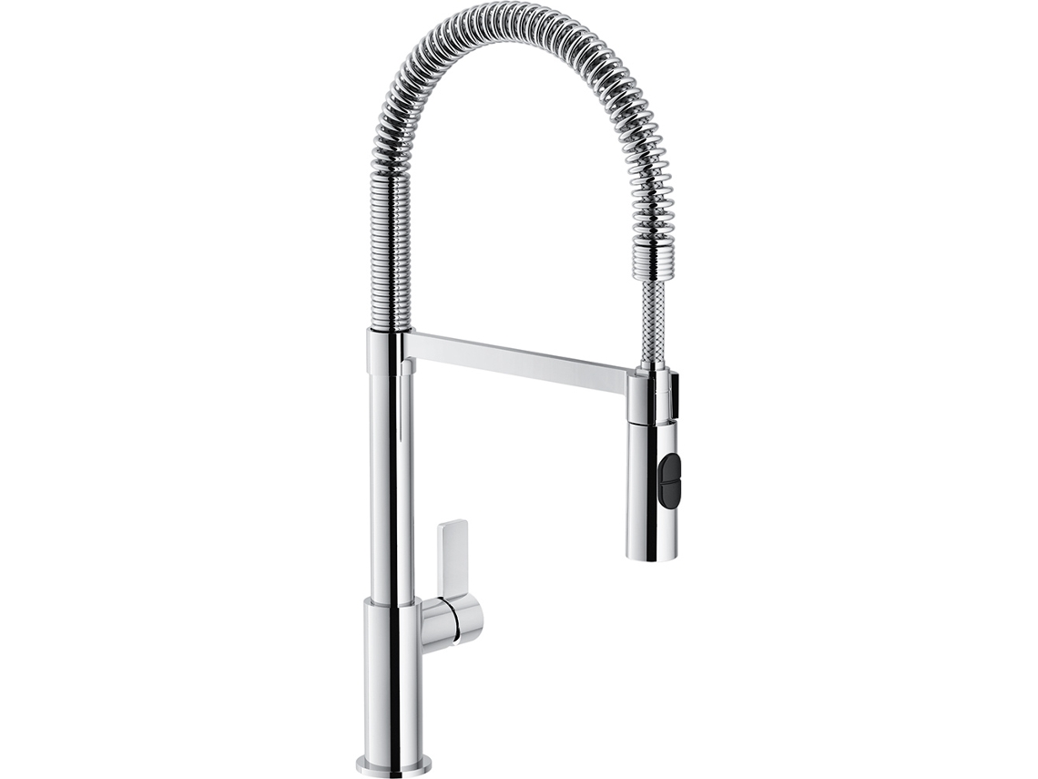 Mezclador de lavabo con rociador cromado Franke 888909