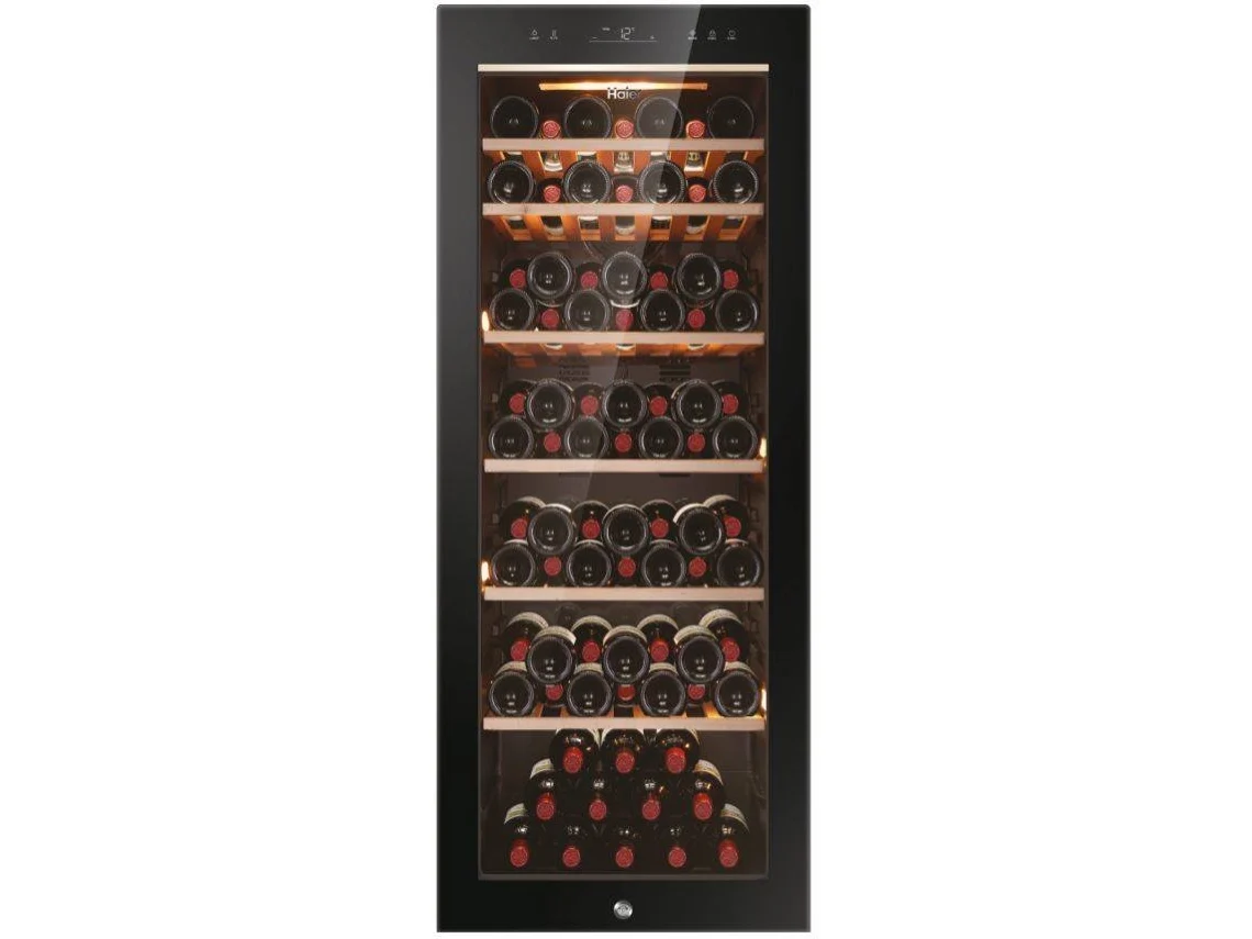 Vinoteca HAIER HWS84GA (84 Botellas - Negro)