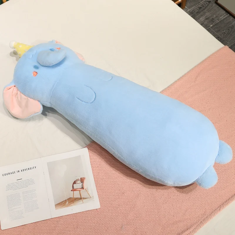 (elefante, 75 Cm) Almohada/cojín Largo Con Forma De Animalito Para Adultos
