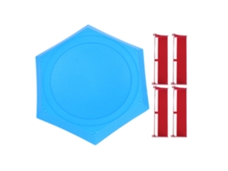 Arena De Giroscopio Burst Para Emocionantes Duelos, Juguete Y Regalo Para Niños (azul Brillante)