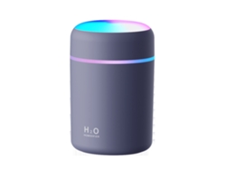 Humidificador Portátil Para Coche De 300 Ml Con Aromaterapia, Purificador De Aire, Difusor Y Luz Nocturna.
