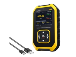 Detector de radiación nuclear multifuncional, contador Geiger, medidor de radiación de rayos X Γ-Β con pantalla LCD y alarma de vibración y luz sonora.