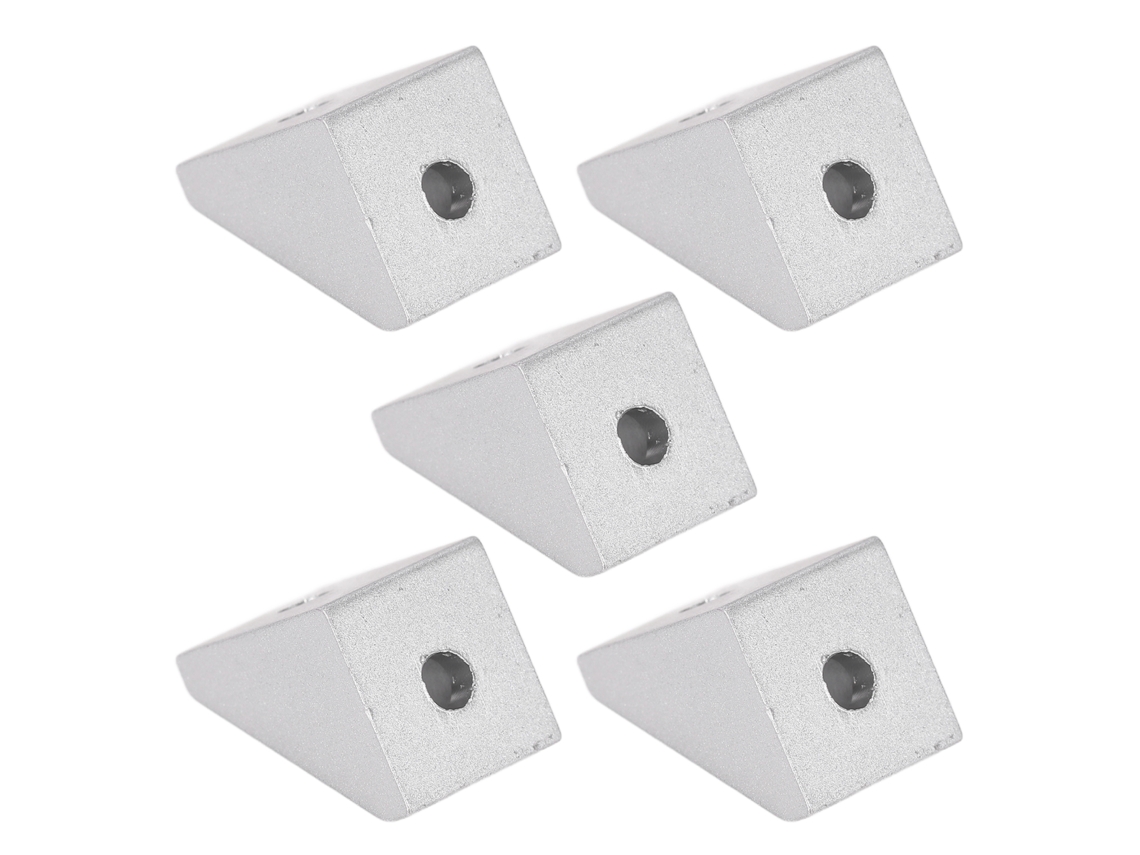 2026velora-5 Piezas Conector De Esquina De Ángulo Recto Aluminio Brackets Para Robots Inteligentes 3204-0001-0002