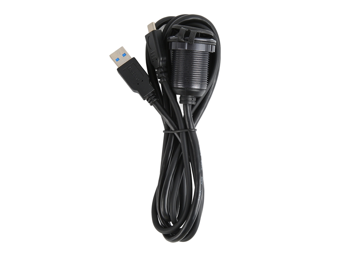 Cable Usb 3.0 Tipo C Macho A Hembra De Montaje Empotrado E Impermeable Para Coche, Barco Y Motocicleta.