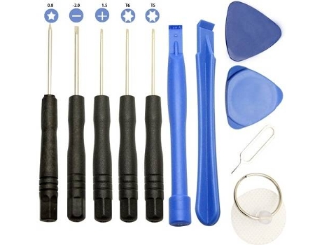 Kit Herramientas Reparación iPhone con Destornillador 11 Piezas