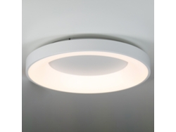 Plafón LED circular de diseño metálico de 40 W, Ø50 cm, 3000 K, 4000 K, 6000 K, controlador Philips seleccionable, 5000 lm, IRC 85, sin parpadeo, Alpinaluz